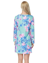 Kaamastra Floral Print Pattern Mini Length Dress